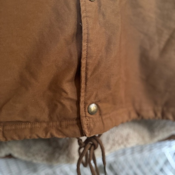 Calvin Klein Men's Tan Jacket with Sherpa Collar and lining - Picture 4 of 9